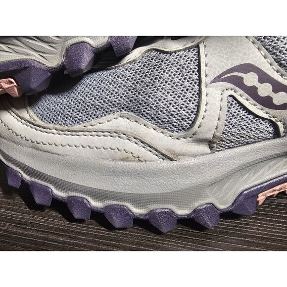 Saucony Womens Excursion TR14 Sneaker Sz 9.5 Gray Trail Running Shoe S10584-16 - Picture 8 of 11